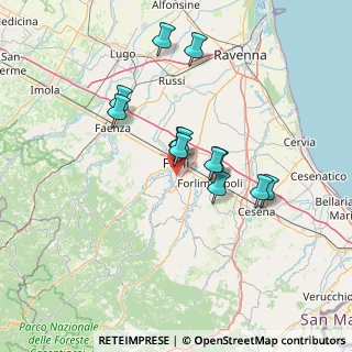 Mappa Via Ugo la Malfa, 47121 Forlì FC, Italia (11.9475)