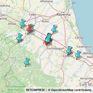 Mappa Via Ugo la Malfa, 47121 Forlì FC, Italia (13.622)