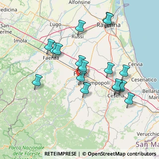 Mappa Via Ugo la Malfa, 47121 Forlì FC, Italia (15.40412)
