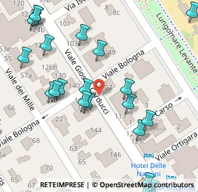 Mappa Viale Bologna, 47042 Cesenatico FC, Italia (0.07273)