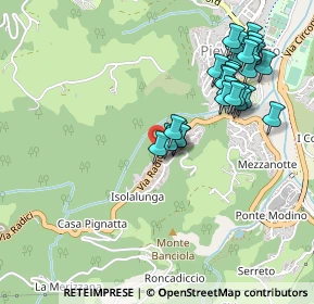 Mappa Via Isolalunga, 41027 Pievepelago MO, Italia (0.50345)