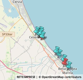 Mappa Viale Alessandro Manzoni, 47042 Cesenatico FC, Italia (3.06545)