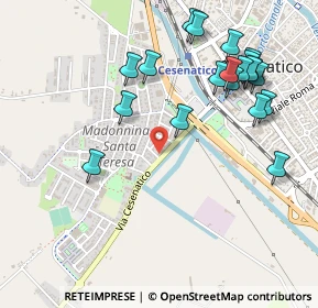 Mappa Via Monte Argentario, 47042 Cesenatico FC, Italia (0.5755)