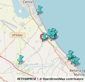 Mappa Via Terminillo, 47042 Cesenatico FC, Italia (3.85167)