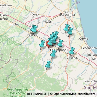 Mappa Via Grazia Deledda, 47121 Forlì FC, Italia (9.31533)