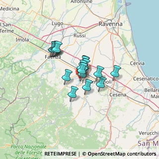 Mappa Via Grazia Deledda, 47121 Forlì FC, Italia (8.68059)