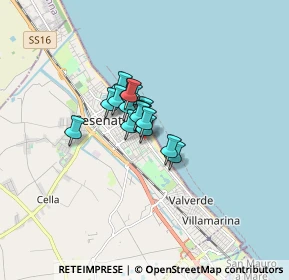 Mappa Viale dei Mille, 47042 Cesenatico FC, Italia (0.81188)