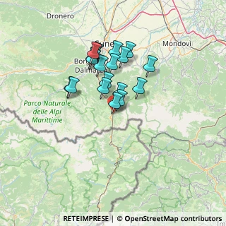 Mappa Regione Rivalta, 12015 Limone Piemonte CN, Italia (11.6825)