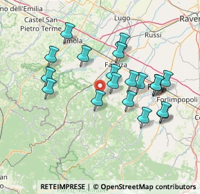 Mappa Via Provinciale Faentina, 47015 Modigliana FC, Italia (14.1115)