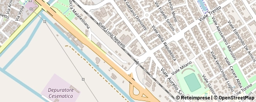 Mappa Cesenatico