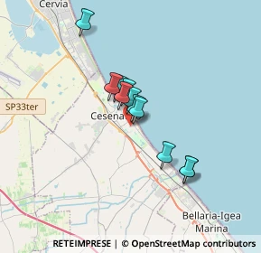 Mappa Via Giuseppe Giusti, 47042 Cesenatico FC, Italia (2.39182)