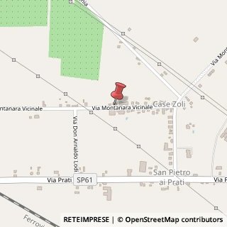 Mappa Via Vicinale Montanara, 1158, 47034 Forlimpopoli, Forlì-Cesena (Emilia Romagna)