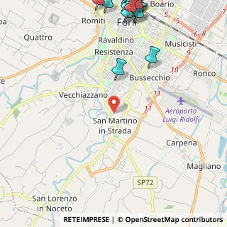 Mappa Via Ambrosoli Giorgio, 47121 Forlì FC, Italia (3.50875)