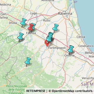 Mappa Via Ambrosoli Giorgio, 47121 Forlì FC, Italia (13.16214)