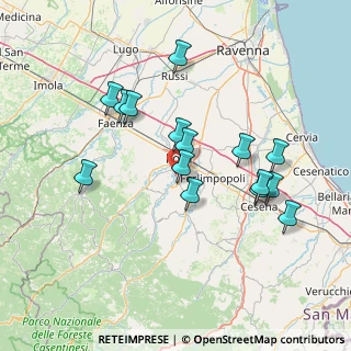 Mappa Via Ambrosoli Giorgio, 47121 Forlì FC, Italia (14.25667)