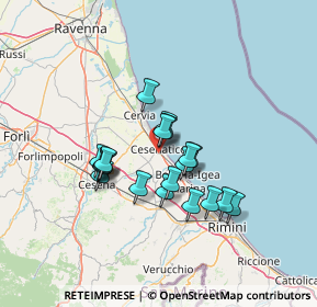 Mappa 47042 Cesenatico FC, Italia (10.8275)