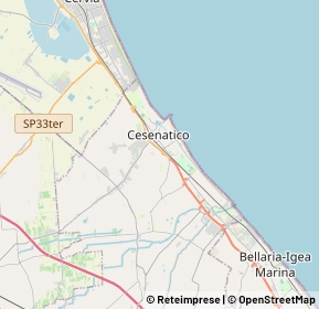 Mappa 47042 Cesenatico FC, Italia (4.4455)