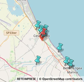 Mappa 47042 Cesenatico FC, Italia (3.1075)