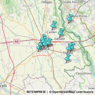 Mappa Str. Balossini, 28100 Novara NO, Italia (5.04)