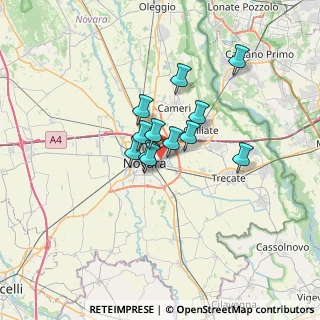Mappa Str. Balossini, 28100 Novara NO, Italia (4.32917)