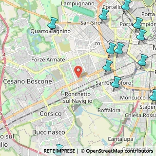 Mappa Via Padre Leonardo Murialdo, 20147 Milano MI, Italia (3.21583)