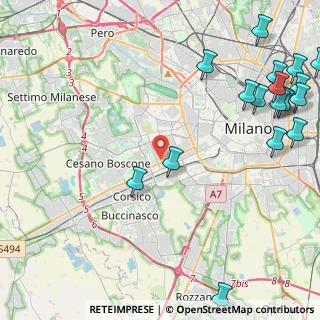 Mappa Via Padre Leonardo Murialdo, 20147 Milano MI, Italia (6.41333)