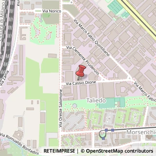 Mappa Via Dione Cassio, 7, 20138 Milano, Milano (Lombardia)