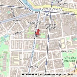 Mappa Via Cardinale Ascanio Sforza, 31, 20136 Milano, Milano (Lombardia)
