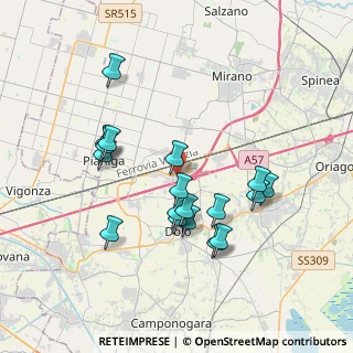 Mappa Via dell' Industria, 30030 Cazzago VE, Italia (3.46556)