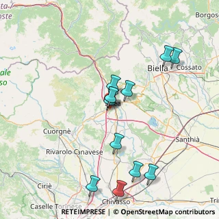 Mappa Via Monte Bidasio, 10010 Banchette TO, Italia (14.85667)