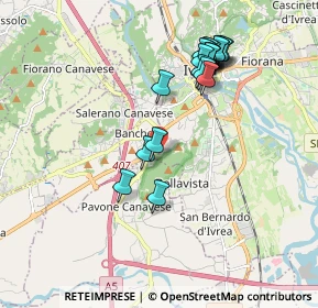 Mappa Via Monte Bidasio, 10015 Ivrea TO, Italia (1.875)