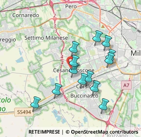 Mappa Istituto Sacra Famiglia, 20090 Cesano Boscone MI, Italia (3.35077)