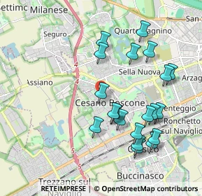 Mappa Istituto Sacra Famiglia, 20090 Cesano Boscone MI, Italia (1.97)