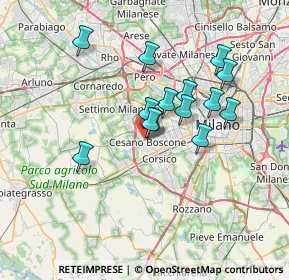 Mappa Istituto Sacra Famiglia, 20090 Cesano Boscone MI, Italia (5.83857)