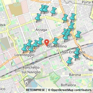 Mappa Via dei Tulipani, 20146 Milano MI, Italia (1.115)