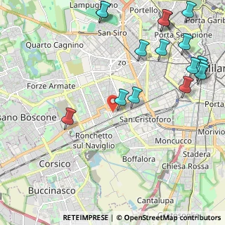Mappa Via dei Tulipani, 20146 Milano MI, Italia (2.85375)