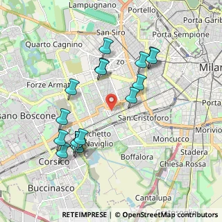 Mappa Via dei Tulipani, 20146 Milano MI, Italia (1.90813)
