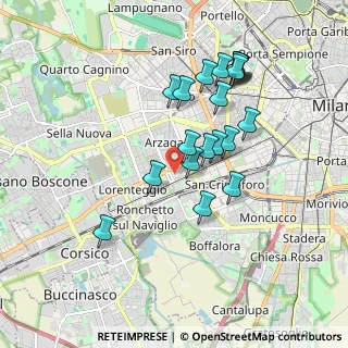 Mappa Via dei Tulipani, 20146 Milano MI, Italia (1.703)
