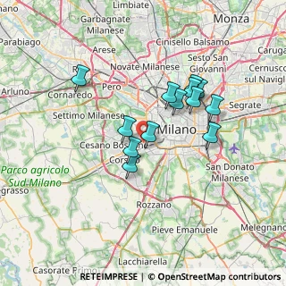 Mappa Via dei Tulipani, 20146 Milano MI, Italia (5.79077)
