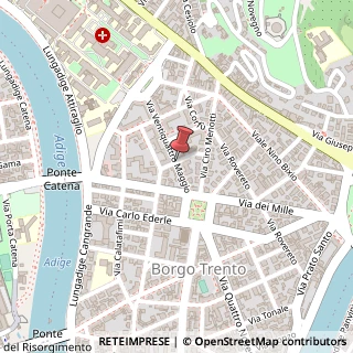 Mappa Via Fratelli Ferroni,  1, 37126 Verona, Verona (Veneto)