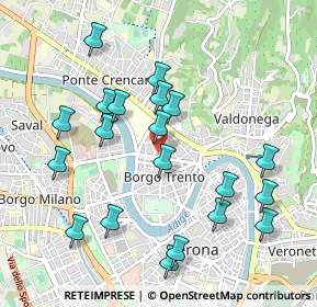 Mappa 37126 Verona VR, Italia (1.0265)