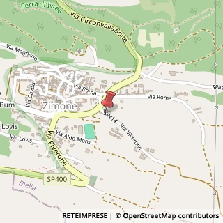 Mappa Via Viverone,  12, 13883 Zimone, Biella (Piemonte)