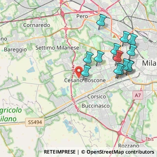 Mappa Via Gorizia, 20090 Cesano Boscone MI, Italia (4.32071)