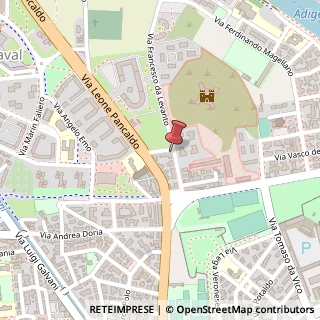 Mappa Via Francesco da Levanto, 7, 37138 Verona, Verona (Veneto)