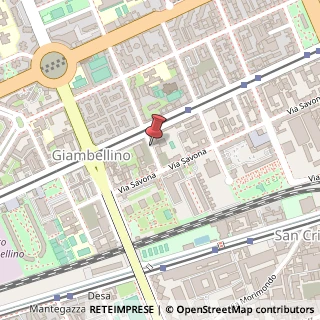 Mappa Via Giacinto Bruzzesi, 37, 20146 Milano, Milano (Lombardia)