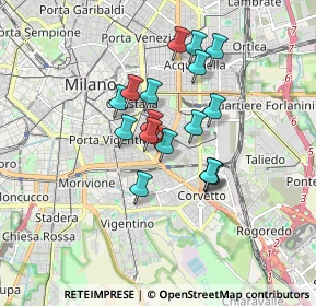 Mappa Viale Umbria, 20153 Milano MI, Italia (1.32765)