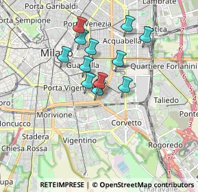 Mappa Viale Umbria, 20153 Milano MI, Italia (1.37833)