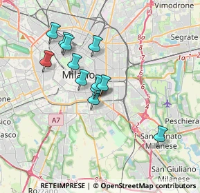 Mappa Viale Umbria, 20153 Milano MI, Italia (2.91167)