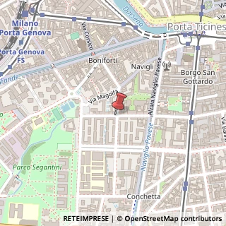 Mappa Via Emilio Gola,  2, 20143 Milano, Milano (Lombardia)