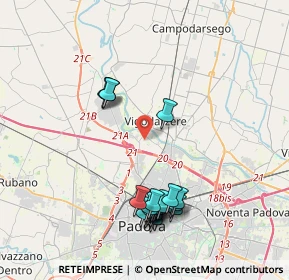 Mappa Via Musone, 35135 Padova PD, Italia (4.099)